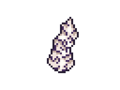 Spotted Lanternfly life cycle 1 - egg - pixel art