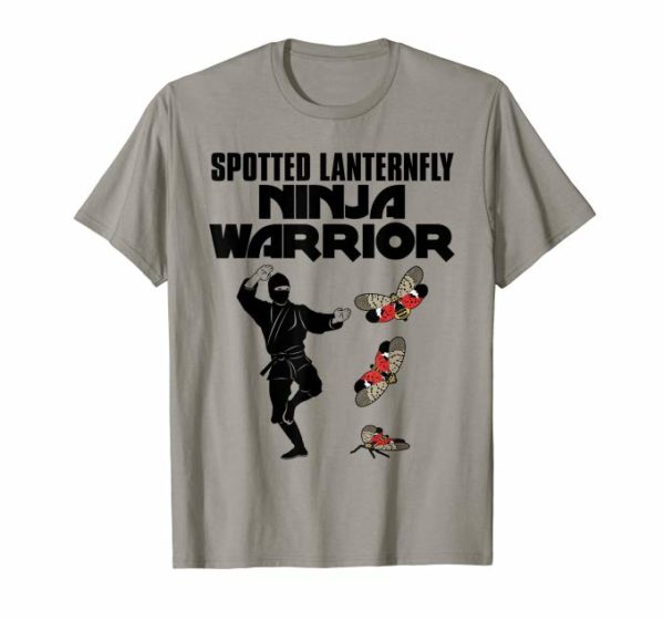 Spotted Lanternfly Ninja Warrior Slate Tee