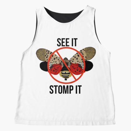 Spotted Lanterfly See It Stomp It Tank Top