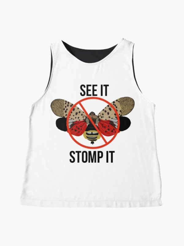 Spotted Lanterfly See It Stomp It Tank Top