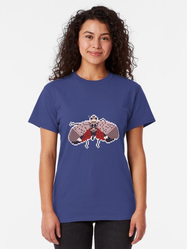 Blue Pixel Spotted Lanternfly Tee