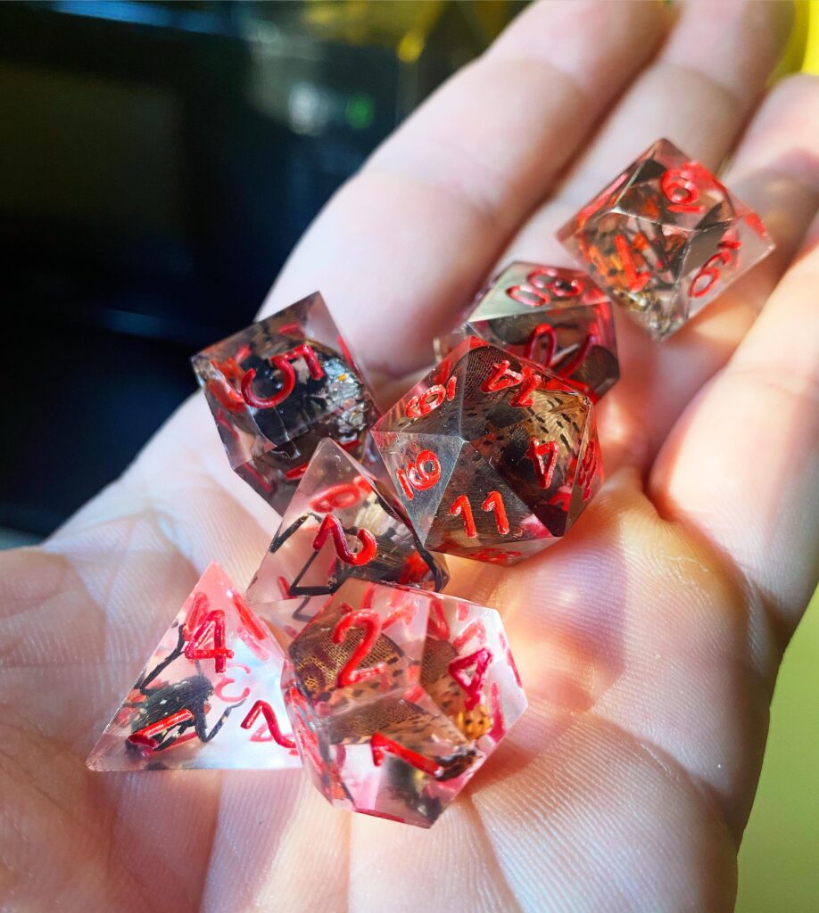 Spotted lanternfly dice